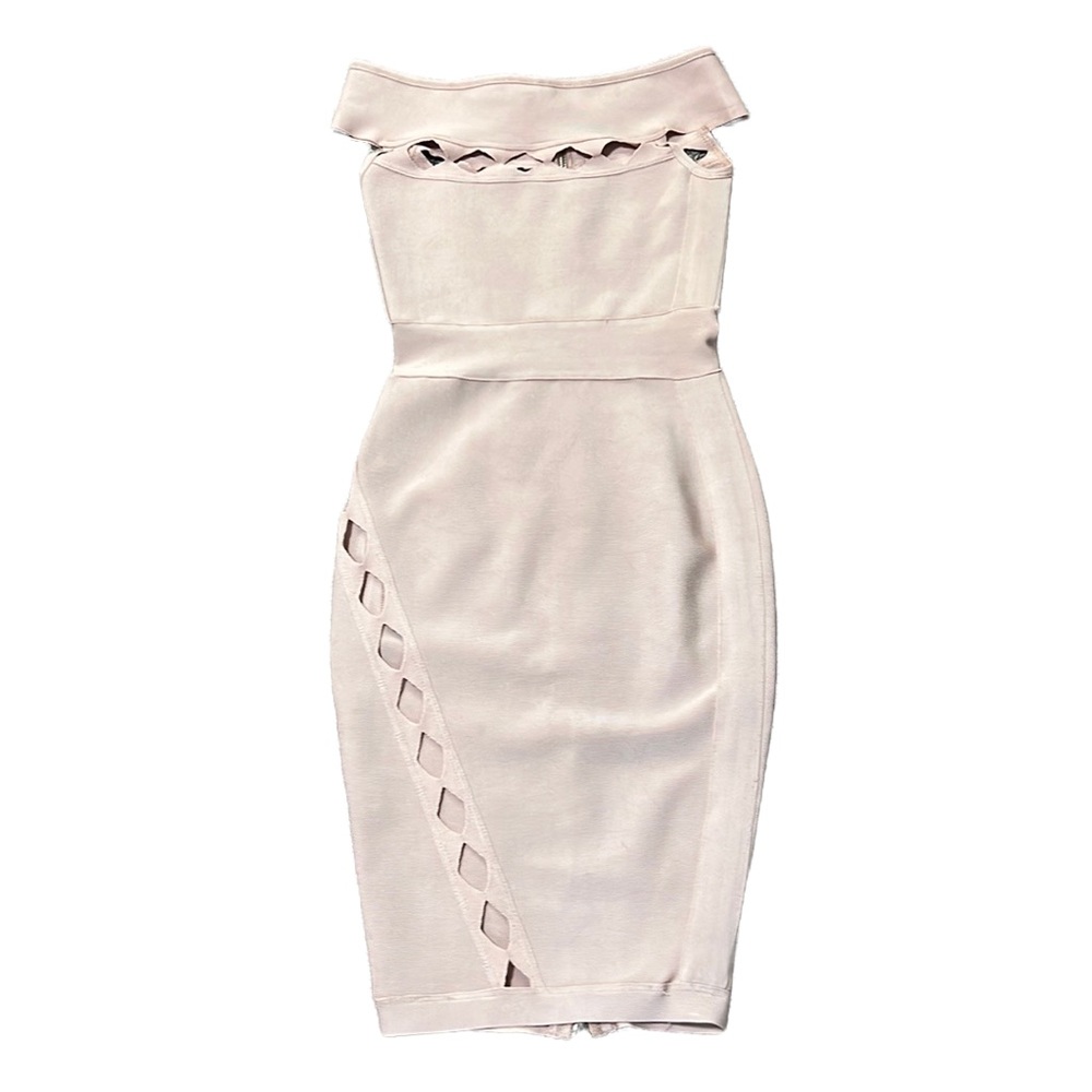 House of CB Off Shoulder Cutout Dress Size S